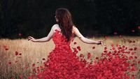 pic for Red Petal Dress 